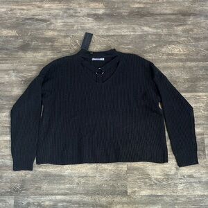 Carmar knit choker sweater NWT